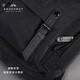 Donut Macaroon Donut Black Pure Black Men and Women Sac à école de voyage en plein air sac à dos léger 16L