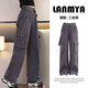 Pantalons de filles Zhidoudou Spring and Automne Style Travels Vêtements Pantalons larges Pantalons de Spring Childre