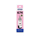 Epson Original 674 Series Ink adapté à L801 / L805 / L810 / L850 / L1800 T6746 Light Magenta Ink / 70ml