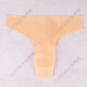 Men's transparent latex underwear sexy belt thong men's sexy underwear Yiyang pants pocket one piece flesh color