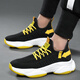 Wanmando zapatos para hombres de gran tamaño extra de gran tamaño 46 deportes y zapatos casuales para hombres 47 zapatos de papá 48 zapatos de malla transpirable 49 zapatos para correr 9902 negro 38