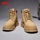 
Huili Martin boots men's shoes new summer British style shoes men's couples work boots outdoor yellow boots hiking boots camel color [add a pair of insoles] 40