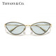 TIFFANY & CO.蒂芙尼 太阳镜女款光感变色墨镜猫眼形渐变色眼镜0TF3095 光致变色镜片/淡金色镜腿6196MF 61