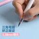 得力 得力金属钢笔免费刻字重手感成人练字书写可替换墨囊暗尖钢笔儿童小学生用男生女生姓名礼品定制 马卡龙蓝礼盒装（钢笔默认s681黑）