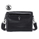 ANDSEEYOU trendy brand shoulder bag new style boutique genuine leather shoulder bag new style fashionable soft leather men's crossbody bag cowhide casual large capacity backpack mobile phone men's bag black