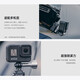 ulanzi Youbasket Xiaoxiao F22 is suitable for Go pro11/10 quick-loading plate Action3/2 sports camera accessories expansion Simple car photo package [quick-loading plate + quick-loading suction cup 3 inches]