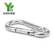 Yongbo 304 stainless steel spring buckle carabiner spring hook safety buckle nut with hole chain buckle quick hook connection hook ring rope buckle hook standard spring buckle M4