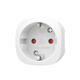 16A250V European standard plug converter German, French and Korean imported electrical appliance conversion socket German standard to national standard