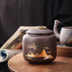 Bo Na Ling Tea Can Purple Clay Tea Storage Can White Tea Black Tea Pu'er Ceramic Sealed Can Moisture-proof and Mildew-proof Tea Can Yilu You You - Large 730ml