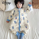 Disney pure cotton boys and girls onesie sleeping bag autumn and winter pajamas baby thickened baby anti-kick quilt warm home clothes pink bunny 130