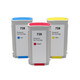 京呈适用惠普HP728号墨盒HP DesignJet T730 T830绘图仪T1600 2600打印机 【130ml*3+300ml】728 标准四色套装