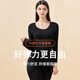 Langsha autumn clothes and autumn pants for women's year of zodiac red thin autumn and winter thermal underwear medium-thick suit body beauty base shirt