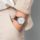 TIAN WANG watch casual belt quartz watch fashion student couple watch watch Valentine's Day gift for girlfriend white plate brown belt men's watch 3886