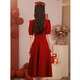
Seidelle (SAIDELE) toasting clothes for a small bride can wear daily engagement dress for red dress for women in summer French wine red L (recommended 106-115 Jin [Jin equals 0.5 kg])