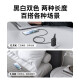 ANKER Anker USB-IF certified Android fast charging data cable A-CUSB nylon braided cable is super long, durable and non-breaking. It can be charged for mobile phones and tablets. It is suitable for Huawei/Xiaomi, etc. Black 0.9 meters