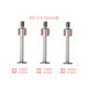 Dial indicator probe dial indicator probe M2.5mm height gauge probe indicator flat probe special-shaped probe No. 4 P1 tungsten steel head