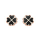 MANHE S925 Silver Four-leaf Clover Earrings Women's Earrings Women's 2025 New Earrings Wife's Birthday Gift for Girlfriends