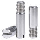 M2-M10 304 Tornillo de ranura sin ranura de acero inoxidable de colas de colas de colas cilíndrica de rosca cilíndrica de rosca cilíndrica de colas cilíndrica GB878 M2*8 [10 píldoras]