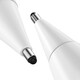 Baoli [Magic nib] Apple Pencil stylus first and second generation modified needle TPU flat ipad stylus head wear-resistant non-slip silent pencil pro [Two pen nibs are equipped with white/transparent one each]
