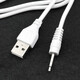 AJTL Suitable for Miyu 1S Charger Libo Little Monster Data Cable Headphone Headset Vibrator Accessories Power Charging Cable Audio Charging Cable 2.5mm Solid Long Version (One Pack) mannuo Sex Toy Charging Cable