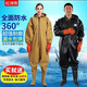 Hong Shiyu (HHONGSHIYU) full body waders, thickened fishing rain trousers, waterproof clothing and pants, fish catching one-piece raincoat, wading suit, lotus root suit, water fork pants, whole body dark green cuffs 95 silk, shoe size 42
