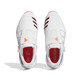Adidas golf shoes men's ZG23 series new fashion lightweight anti-slip water-splashing BOA comfortable sports shoes GY9716 white/number one black/semi-fluorescent red 45