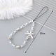 Neue Mobiltelefonkette Mobiltelefon Lanyard Perle Bogen Perlen Hanging Chain Accessoires Mobilfunkkoffer Schlüsselbund Anhänger K3271 Fünf-Punkte-Stern-Mobilfunk-Mobilfunk-Mobilfunkkette