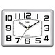 Combas desk clock living room simple table clock creative quartz clock fashion perpetual calendar clock modern calendar temperature bedside clock 2990 silver