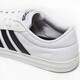 ADIDAS阿迪达斯男鞋运动鞋 秋季休闲鞋时尚舒适耐磨低帮透气休闲鞋 AW3889/帆布/白色 44