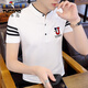 Woodpecker Coton Polon Polo Shirt Men's Men's Summer New Slim Brand Malf Half Mancheve Summer Men's Short à manches LED Half à manches Haut T8816 Black XXL