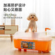 IRIS dog bathtub IRIS pet bathtub dog bathtub cat bathtub Teddy bathtub small orange (suitable for pets within 45cm in length)