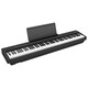 Roland Electric Piano FP-30x Home Anfänger Professionelle Untersuchungsleistung tragbarer 88-Key-Hammer-Tastatur Smart Electronic Piano FP30X Black + Stable U Rack + Single Pedal