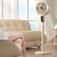 Yangzi (YANGZI) air circulation fan electric fan household fan desktop shaking head small fan vertical ventilation fan energy-saving living room dormitory fan large air volume floor fan voice heightening model 6-speed air volume/3D eight-figure shaking head/12H timing