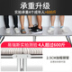 易瑞斯（Easyrest）折叠床单人办公午休床折叠躺椅午睡床简易木板床折叠便携硬板床 80卡其条纹加固升级款