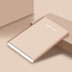 Newsmy 500GB mobile hard drive Type-C interface Mingyue Metal Series USB3.1 2.5-inch Xiangyunjin 118M/S high-speed transmission