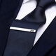 Beautifully made tie clip for men, fashionable and simple, silver, formal, business, professional, groom, wedding, best man, student tie clip, silver