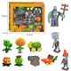 Plant vs Zombies Plant vs Zombies Toys's Children's Dolls Sunflower Gum-Elastic Boys Set Gift Holiday Gift 686-8 Cabbage Pitcher (dur)