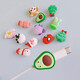 Xinghengmeng Creative Cartoon Data Cable Protection Case Apple Android Universal Anti-Broken Charging Head Ear Cable Protection Cable Bitter Multiple Styles Randomly [8 Packages]
