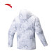 ANTA Water Repellent Jacket丨Woven Sports Top Men's Winter Hooded Jacket Top 152447617N Pure White/All-over Print-3 L (Male 175)