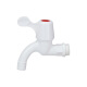 Liansu washing machine faucet plastic faucet plastic faucet single cold faucet 4/6 points extended faucet household model W13101 plastic (PVC-U) faucet