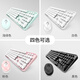 Skyscraper (Mofii) sweet wireless retro punk keyboard and mouse set office keyboard and mouse set mouse computer keyboard notebook keyboard white green