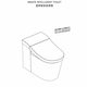 Kohler (KOHLER) Control remoto para inodoro serie Xinglang 1381179-SP, 1309768-SP8340.80160 use el control remoto Kohler Xinglang serie 8340.80160 1381