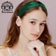Royal sasa Korean spring and summer oversized bow mesh sweet candy-colored hair accessories headdress girly style headband green GR