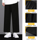 Foss Phil Casual Hosen neun Punkte weiße Toilettenhose Herren Frühling, Herbst und Winter Trendy Lose gerade Bodenhosen Sporthosen Trendy Brand 718-WK10-1 Grau 3xl [Vorgeschlagen 170-190jin [Jin gleich 0,5 kg]]