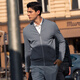 
Mr. Bu Spring and Autumn New Wool Cardigan Jacket Long Sleeve Solid Color Clothes Middle-aged Men's Clothes BT12016 Yueyan Gray S (165)