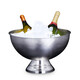 Bar Soul Stainless Steel Champagne Basin Bar Ice Bucket Wine Red Wine Ice Bucket Large Wine Basin 13.5L Stainless Steel Champagne Bucket Silver