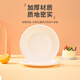 Babic disposable paper plate tableware cake plate barbecue plate Western food plate handmade art painting paper plate 7 inches 20 pieces