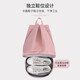 Youyou swimming waterproof bag portable backpack fitness exercise wet and dry storage bag 91308 pink regular style