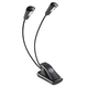 k/m German KM music score stand lamp double pole four lamp Double2LED lamp clip type spectral stand lamp LED spectral stand lamp 12244 12244-000-55 [ spectral stand lamp]