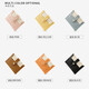 Yideli small card bag female ultra-thin card bag student simple card bag multiple card position bank card bag multi-color cute mini card bag blue